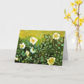 Van Gogh - Wilde Rose, Van Gogh Gemälde, Karte (Gelbe Blume)