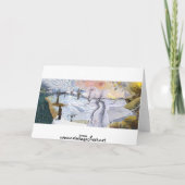 Van Gogh: Winterlandschaft Karte (Rückseite)