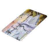 Van Gogh: Winterlandschaft Magnet (Linke Seite)