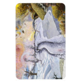 Van Gogh: Winterlandschaft Magnet (Vertikal)