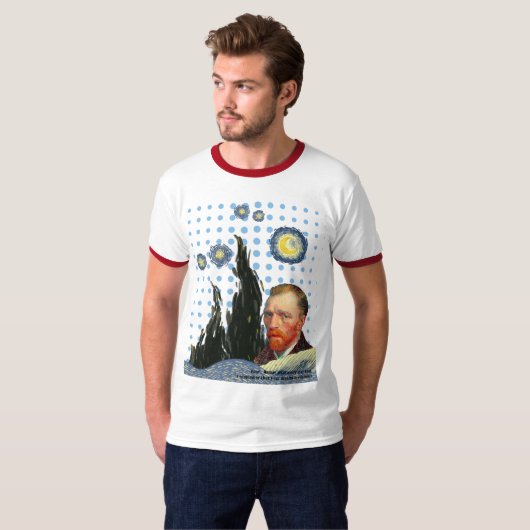  Van Gogh with every star I see, I remember that  T-Shirt (Vorne ganz)