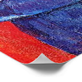 Van Gogh - Woman with a Flower Poster (Ecke)