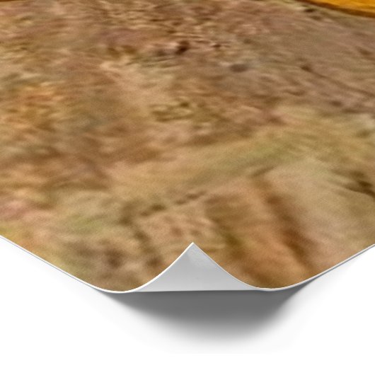 Van Gogh-Zimmer Poster (Ecke)