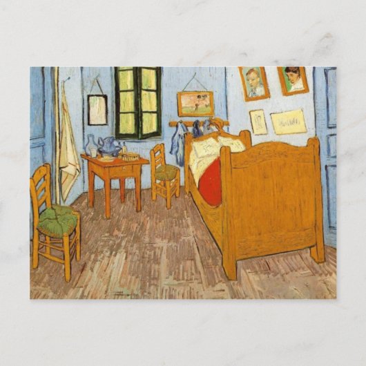 Van Gogh-Zimmer Postkarte (Vorderseite)