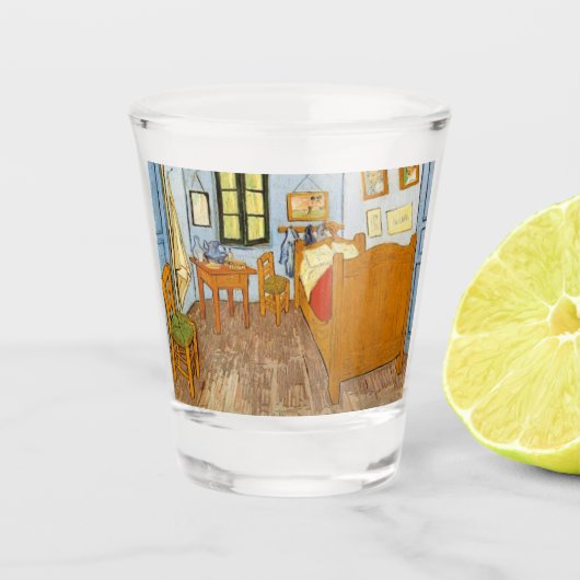 Van Gogh-Zimmer Schnapsglas (Vorderseite)