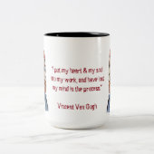 Van Gogh Zweifarbige Tasse (Mittel)