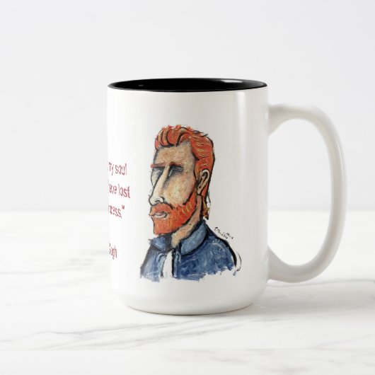 Van Gogh Zweifarbige Tasse (Rechts)