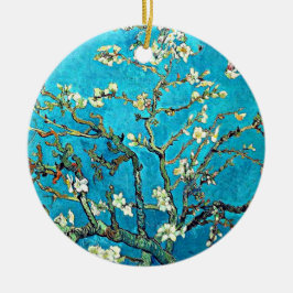 Van Gogh - Zweige mit Almond-Blüten Keramik Ornament