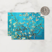 Van Gogh - Zweige mit Almond-Blüten Mitteilungskarte (Vorderseite/Rückseite Beispiel)