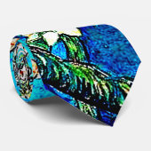 Van Gogh - Zweigstellen mit Mandeln Krawatte (Gerollt)