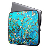 Van Gogh - Zweigstellen mit Mandeln Laptopschutzhülle (Vorderseite Links)