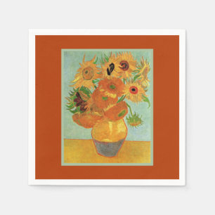 Van Gogh - Zwölf Sonnenblumen Napkins Serviette