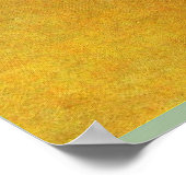 Van Gogh - Zwölf Sonnenblumen Poster (Ecke)