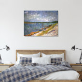 Van- Goghansicht von Fluss mit Ruderbooten, schöne Leinwanddruck (Insitu (Schlafzimmer))