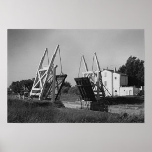 Van- Goghbrücke, Arles, c.1850-1960 Poster