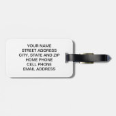 Van- GoghGepäckanhänger - fertigen Sie ihn Gepäckanhänger (Rückseite horizontal)