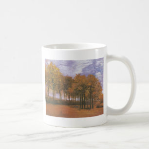 Van- Goghherbst-Fall-Baum verlässt Schicksal Kaffeetasse