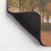 Van- Goghherbst-Fall-Baum verlässt Schicksal Mousepad (Ecke)