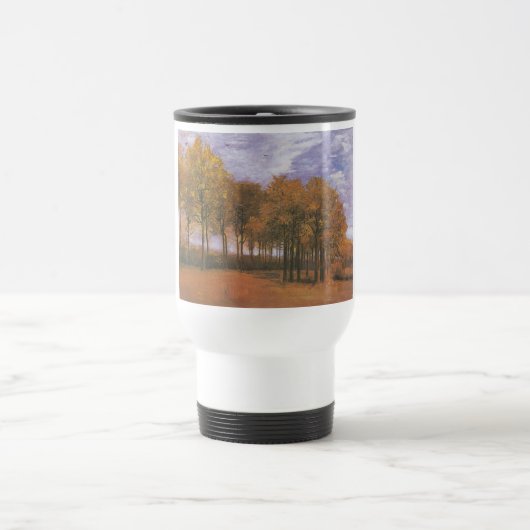 Van- Goghherbst-Fall-Baum verlässt Schicksal Reisebecher (Mittel)