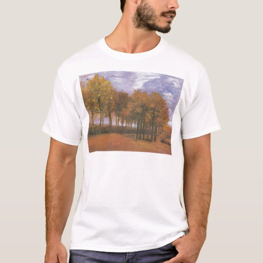 Van- Goghherbst-Fall-Baum verlässt Schicksal T-Shirt (Vorderseite)