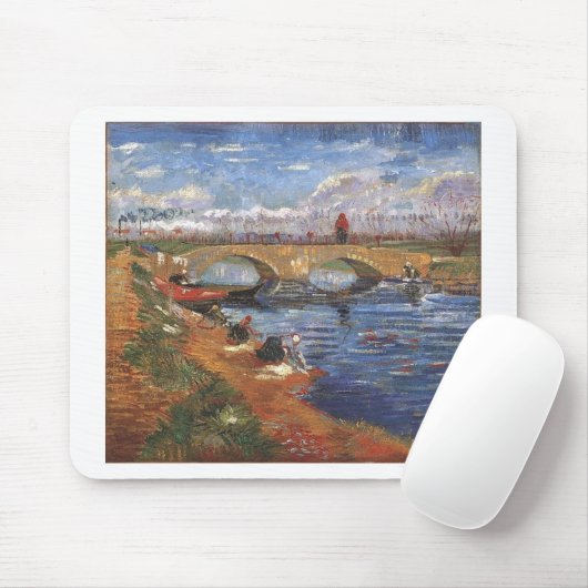 Van- Goghimpressionist-Maler-Vintage Kunst Mousepad (Mit Mouse)