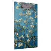 Van- Goghmandel blüht Vintages Blumenblau Klemmbrett (Rechts)