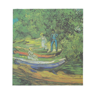 Van- Goghnatur-Boat See-Schicksal Notizblock