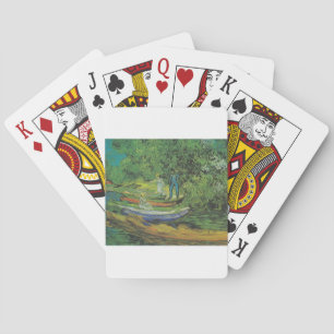 Van- Goghnatur-Boat See-Schicksal Spielkarten