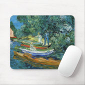 Van- GoghRuderboote auf den Banken des Oises Mousepad (Mit Mouse)