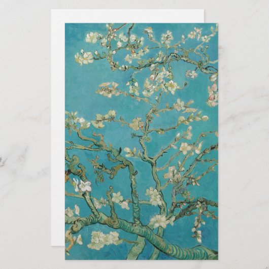 Van Goghs Almond Blossom Briefpapier (Vorne/Hinten)