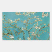 Van Goghs Almond Blossom Rechteckiger Aufkleber (Vorderseite)