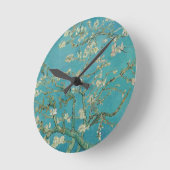 Van gogh's Almond Blossom Runde Wanduhr (Winkel)