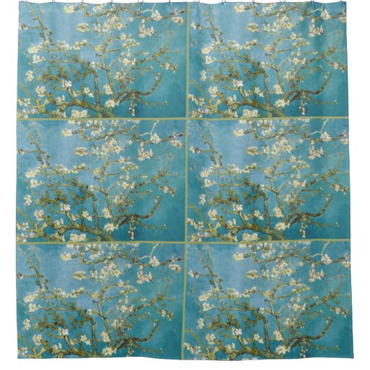 Van Gogh's Almond Blossoms Classic Impressionism Duschvorhang (Vorderseite)