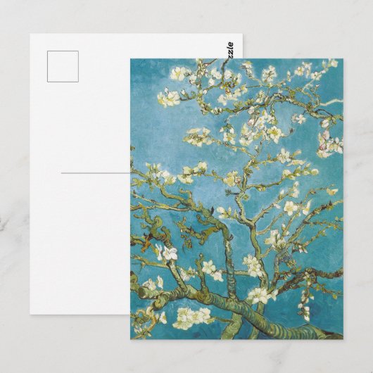 Van Gogh's Almond Blossoms Klassischer Impressioni Postkarte (Vorne/Hinten)