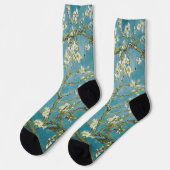 Van Gogh's Almond Blossoms Klassischer Impressioni Socken (Linkes Detail)