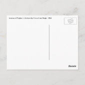 Van Gogh's Avenue of Poplars Postkarte (Rückseite)