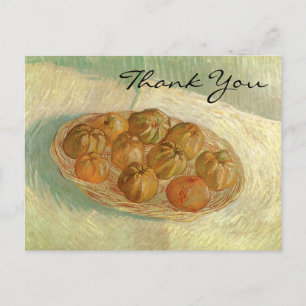 Van Gogh's Basket with Apples Postkarte