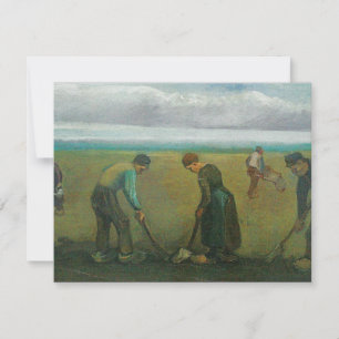 Van Goghs Bauern oder Landwirte beim Kartoffelpfla Einladung