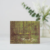 Van Gogh's Bäume und Unterwachstum Postkarte (Stehend Vorderseite)
