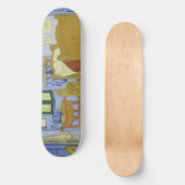 Van Gogh's Bedroom in Arles von Vincent Van Gogh Skateboard (Vorderseite)