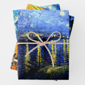 Van Gogh's beliebteste Gemälde Wrapping Paper Geschenkpapier Set (Beispiel)