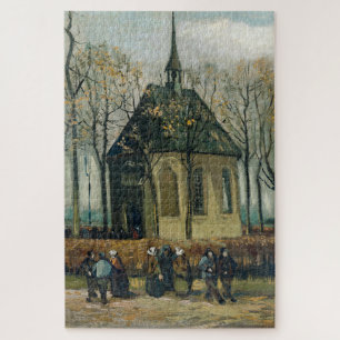 Van Gogh's berühmte Kongregationskirche Puzzle