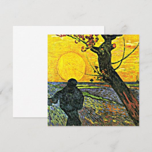 Van Gogh's berühmtes Bild, The Sower (Vorne/Hinten)