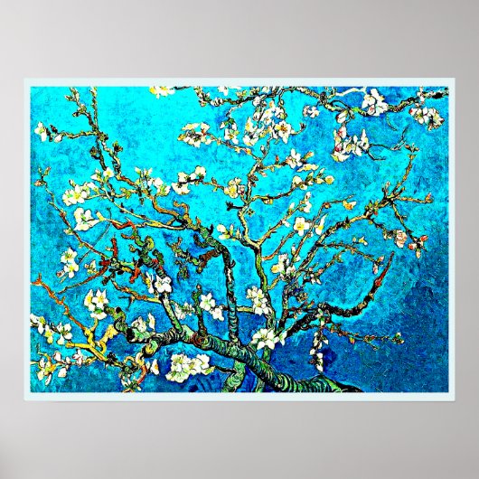 Van Gogh's berühmtes Gemälde, Almond-Blüten Poster (Vorne)