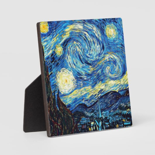 Van Gogh's berühmtes Gemälde, Starry Night Fotoplatte (Vorderseite)