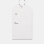 Van Gogh's berühmtes Gemälde, Starry Night Geschenkanhänger (Rückseite)