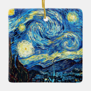 Van Gogh's berühmtes Gemälde, Starry Night Keramikornament