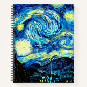 Van Gogh's berühmtes Gemälde, Starry Night, Notizblock (Vorderseite)