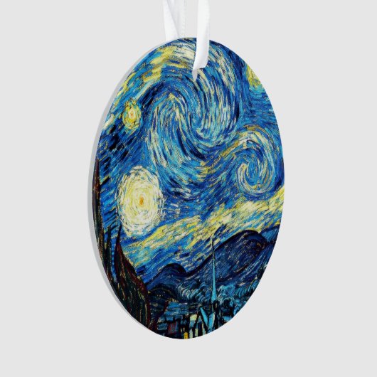 Van Gogh's berühmtes Gemälde, Starry Night Ornament (Vorderseite)