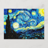 Van Gogh's berühmtes Gemälde, Starry Night Postkarte (Vorderseite)